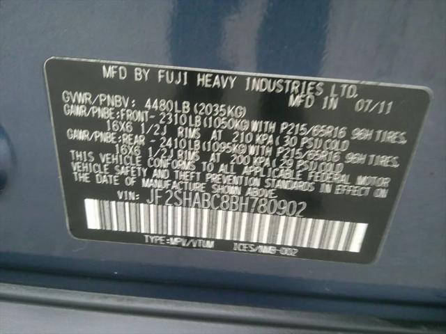 2011 Subaru Forester 2.5X