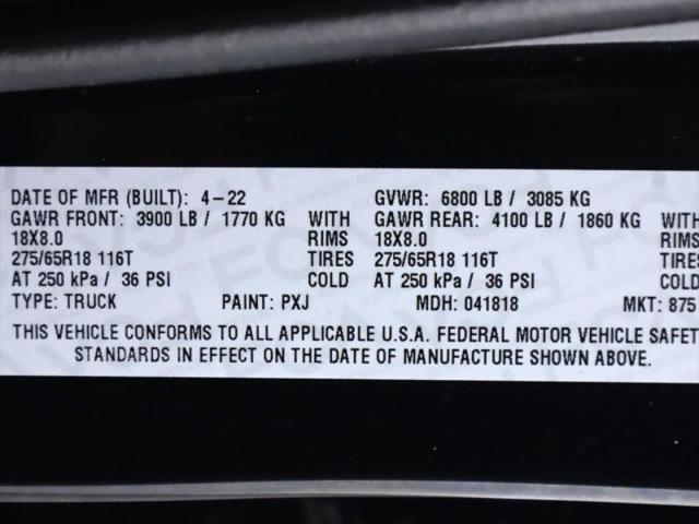 2022 Ram 1500 Big Horn Quad Cab 4x4 6'4" Box