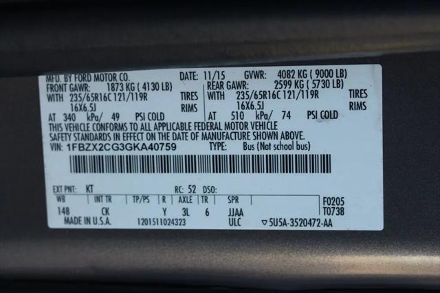 2016 Ford Transit XLT