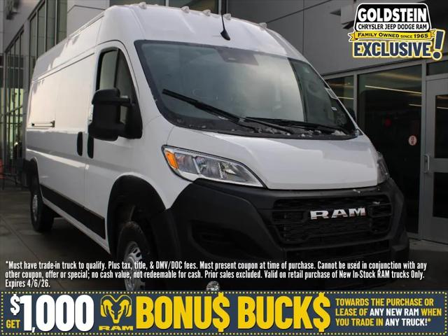 2026 Ram ProMaster 2500 Cargo Van Tradesman High Roof 159" WB w/Pass Seat for sale in Latham, NY