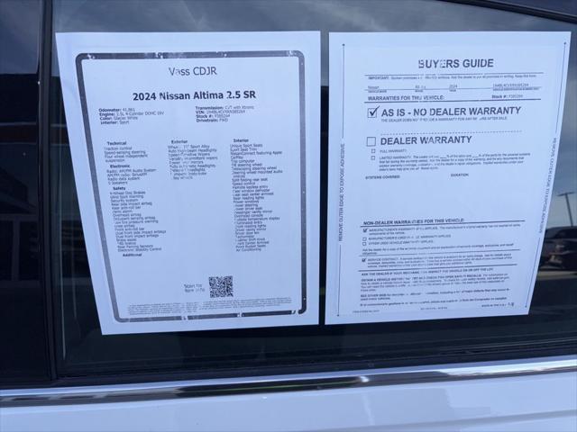 2024 Nissan Altima SR FWD 2024 Nissan Altima SR FWD