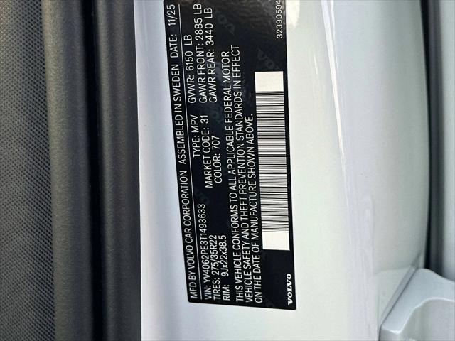 2026 Volvo XC90 Plus, B6 AWD Gas (mild hybrid), Gasoline, Bright, 7 Seats