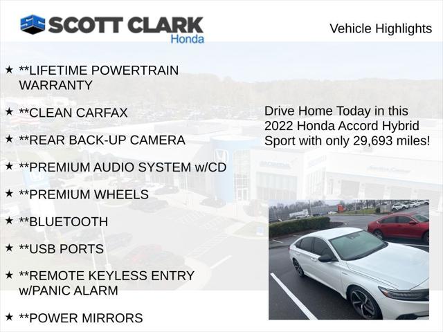 2022 Honda Accord Hybrid Sport