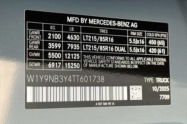 2026 Mercedes-Benz Sprinter Cargo Van Standard Roof 4-Cyl Diesel HO