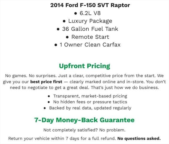 2014 Ford F-150 SVT Raptor 2014 Ford F-150 SVT Raptor