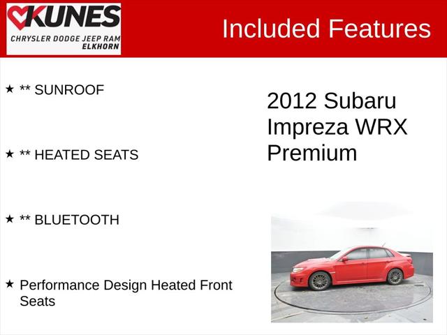 2012 Subaru Impreza WRX Premium
