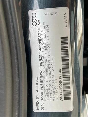 2016 Audi A6 2.0T Premium Plus
