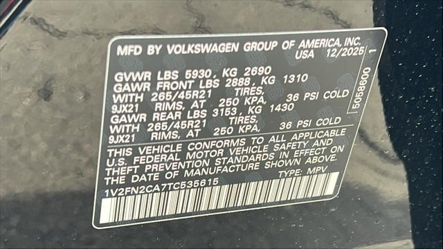 2026 Volkswagen Atlas SEL Premium R-Line