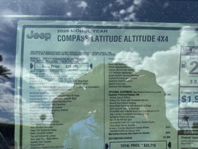 2026 Jeep Compass Latitude Altitude