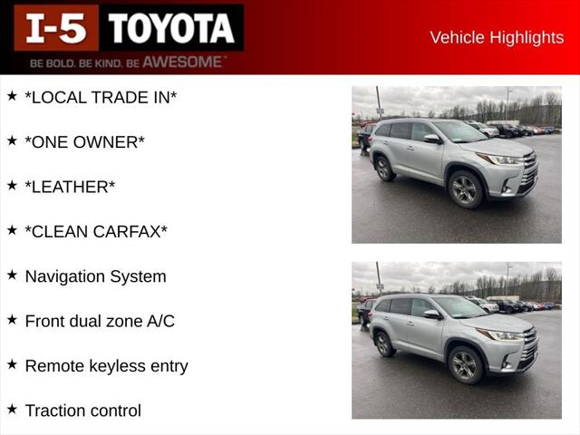 2018 Toyota Highlander Limited Platinum