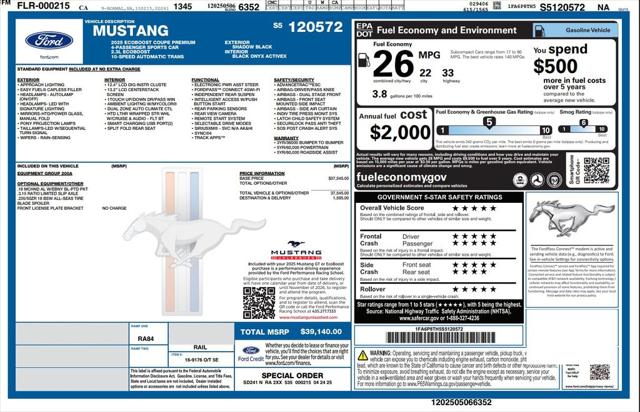2025 Ford Mustang EcoBoost Fastback