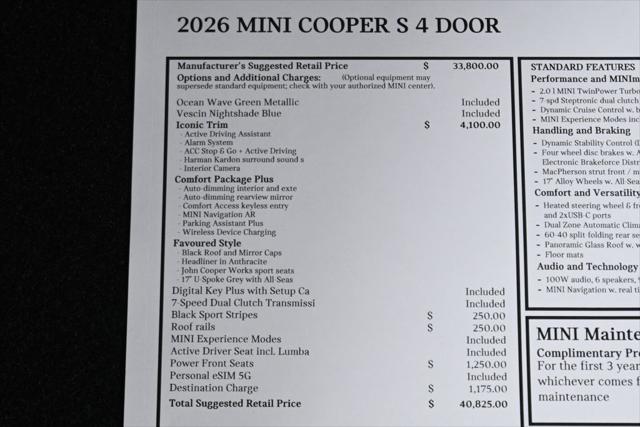 2026 MINI Hardtop Cooper S