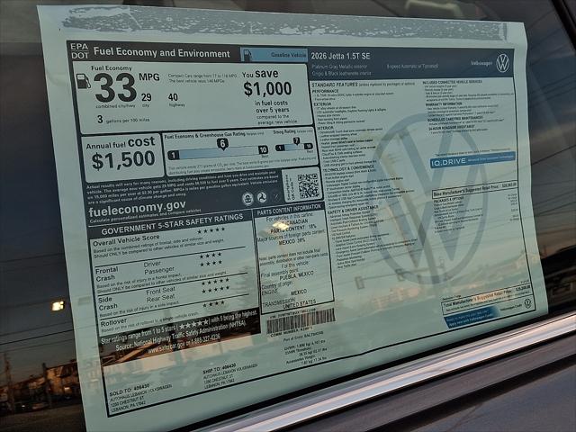 2026 Volkswagen Jetta SE