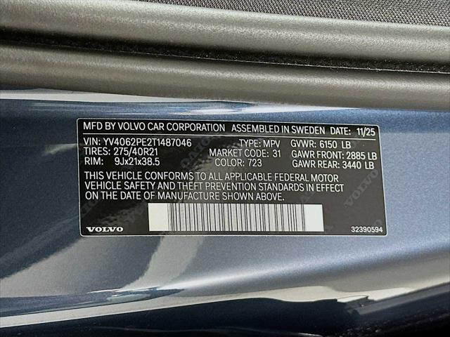 2026 Volvo XC90 Plus, B6 AWD Gas (mild hybrid), Gasoline, Bright, 7 Seats
