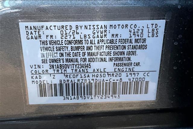 2026 Nissan Sentra SR