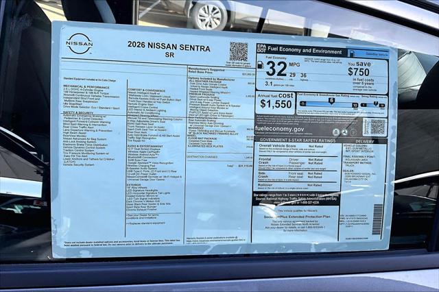 2026 Nissan Sentra SR