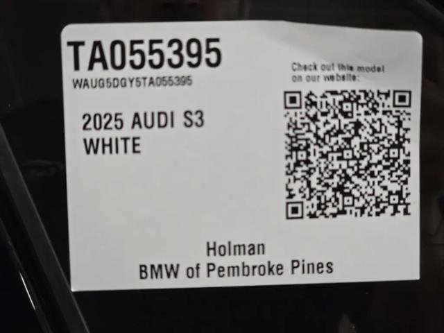 2026 Audi S3 TFSI quattro S tronic