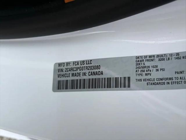 2026 Chrysler Pacifica Pinnacle AWD