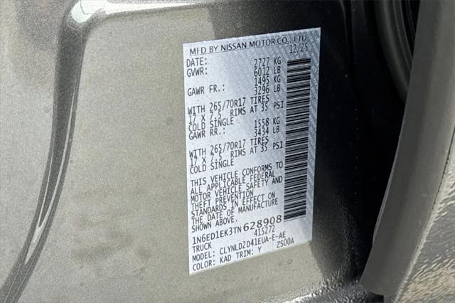 2026 Nissan Frontier Crew Cab PRO-4X 4x4