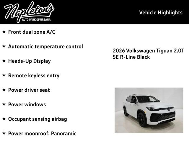 2026 Volkswagen Tiguan SE R-Line Black