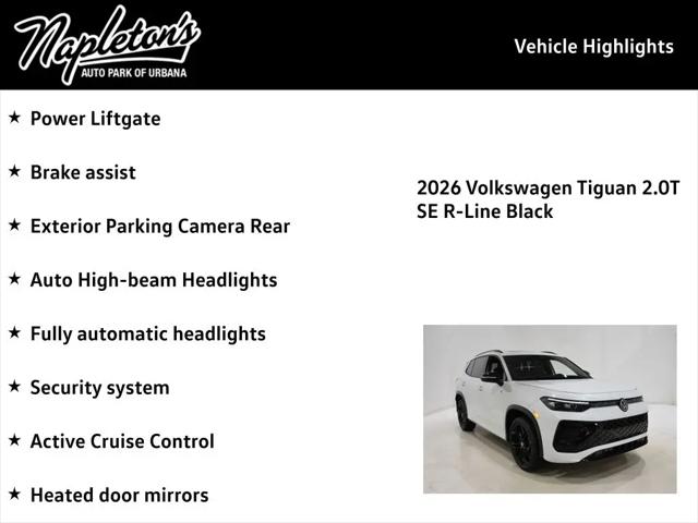 2026 Volkswagen Tiguan SE R-Line Black