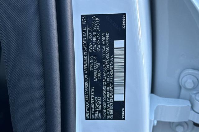 2026 Volvo XC90 Plus, B5 AWD Gas (mild hybrid), Gasoline, Bright, 7 Seats