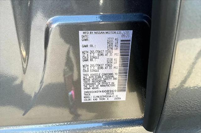 2026 Nissan Frontier Crew Cab PRO-4X 4x4