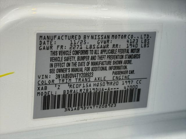 2026 Nissan Sentra SR