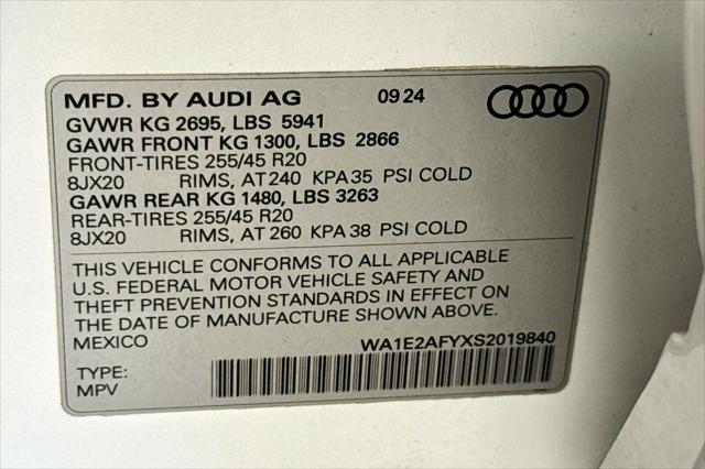 2025 Audi Q5 Premium Plus 55 TFSI e S line quattro S tronic