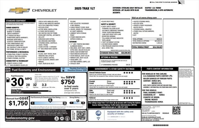 2025 Chevrolet Trax FWD LT 2025 Chevrolet Trax FWD LT