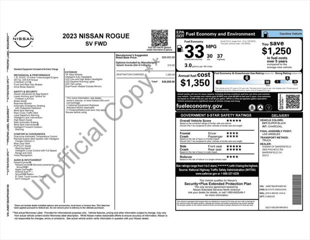 2023 Nissan Rogue SV FWD 2023 Nissan Rogue SV FWD
