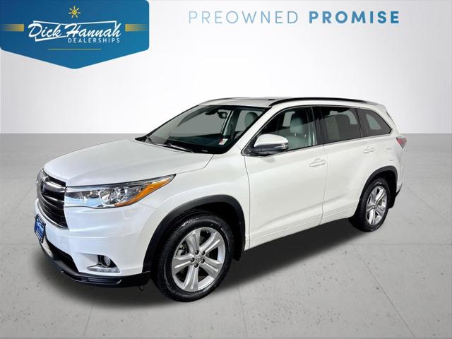 2016 Toyota Highlander Limited Platinum