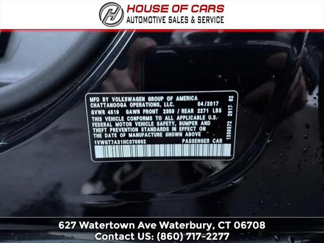 2017 Volkswagen Passat 1.8T SE