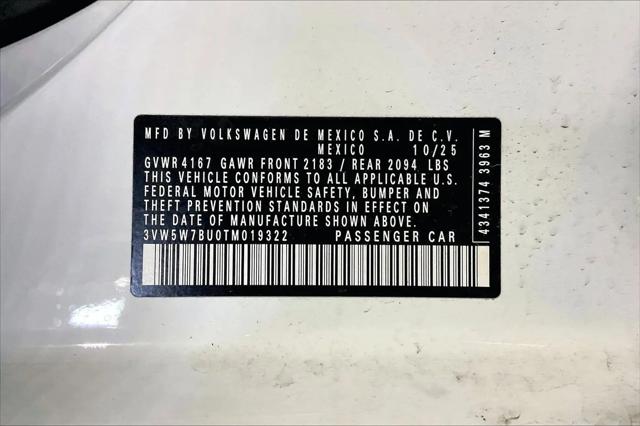 2026 Volkswagen Jetta S