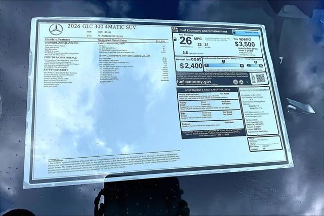 2026 Mercedes-Benz GLC GLC 300