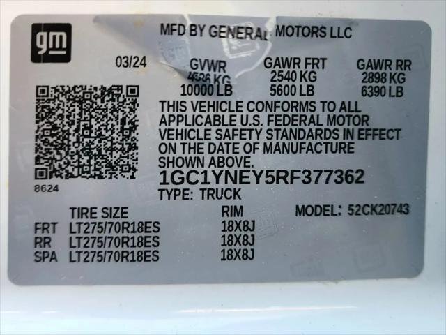 2024 Chevrolet Silverado 2500HD 4WD Crew Cab Standard Bed LT