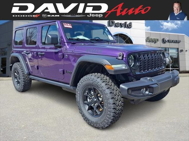 2026 Jeep Wrangler WRANGLER 4-DOOR WILLYS 2026 Jeep Wrangler WRANGLER 4-DOOR WILLYS