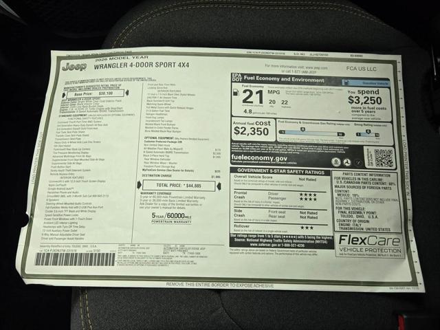 2026 Jeep Wrangler Sport