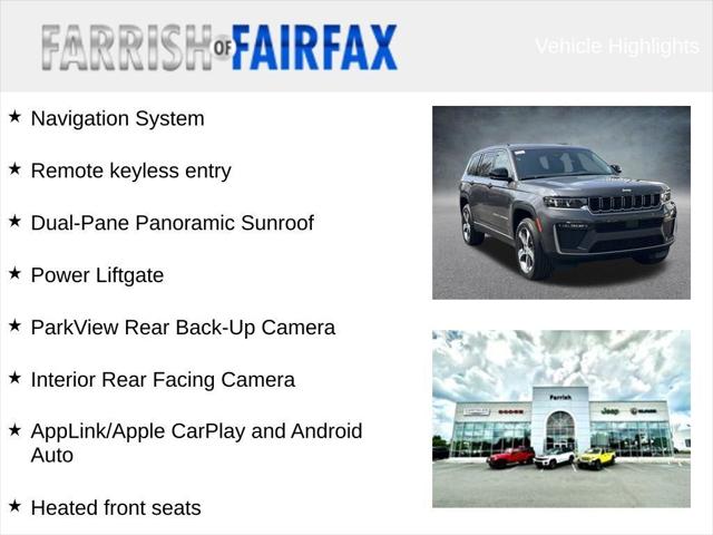 2026 Jeep Grand Cherokee GRAND CHEROKEE L LIMITED 4X4