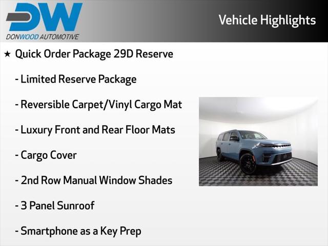 2026 Wagoneer Grand Wagoneer GRAND WAGONEER LIMITED RESERVE 4X4