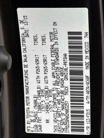 2016 Toyota Tacoma TRD Sport [30]