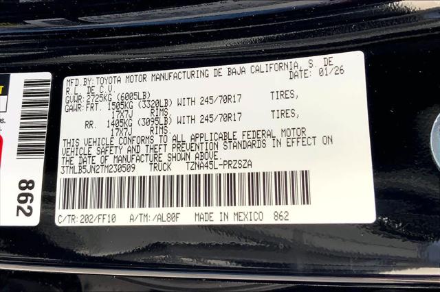 2026 Toyota Tacoma SR5