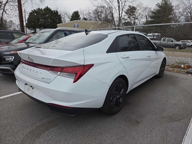2021 Hyundai Elantra Hybrid Blue