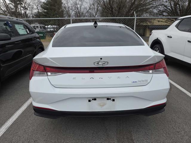 2021 Hyundai Elantra Hybrid Blue