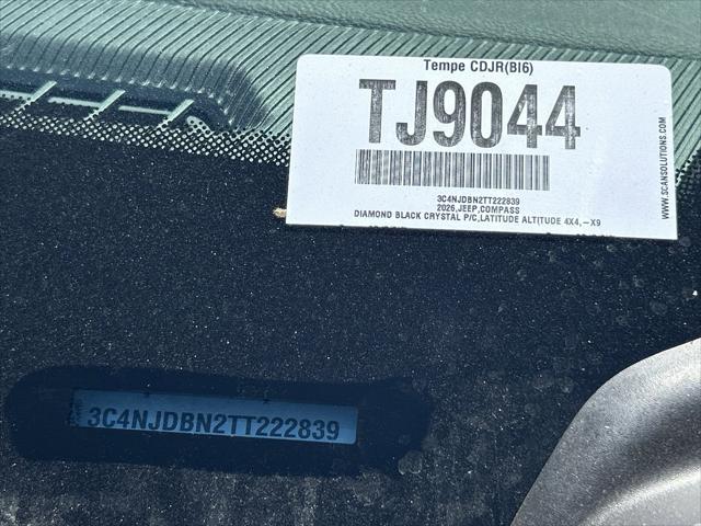 2026 Jeep Compass Latitude Altitude