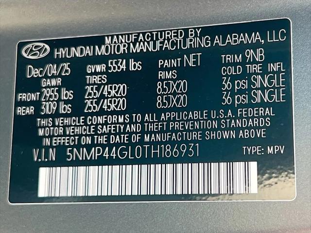 2026 Hyundai Santa Fe Limited 7 Passenger