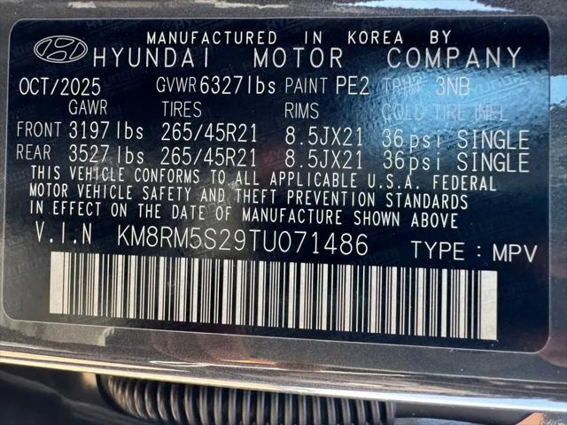 2026 Hyundai Palisade Calligraphy