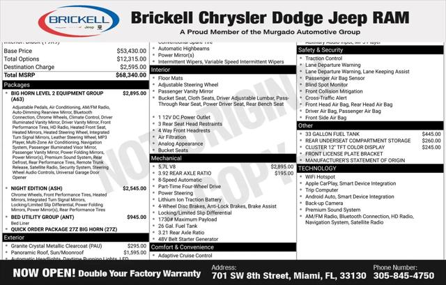2026 Ram 1500 Big Horn Crew Cab 4x4 57 Box