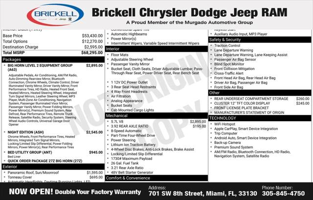 2026 Ram 1500 Big Horn Crew Cab 4x4 57 Box