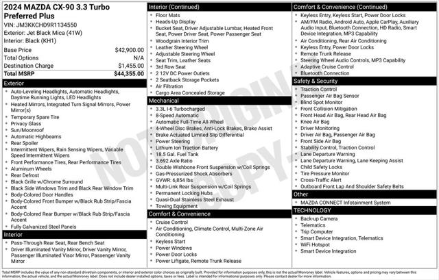 2024 Mazda X-90 3.3 Turbo Preferred Plus
